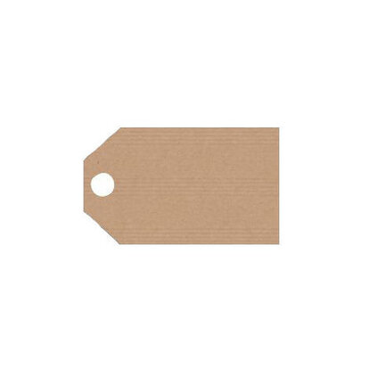 Kraft labels 3 x 5 cm 10 stuks